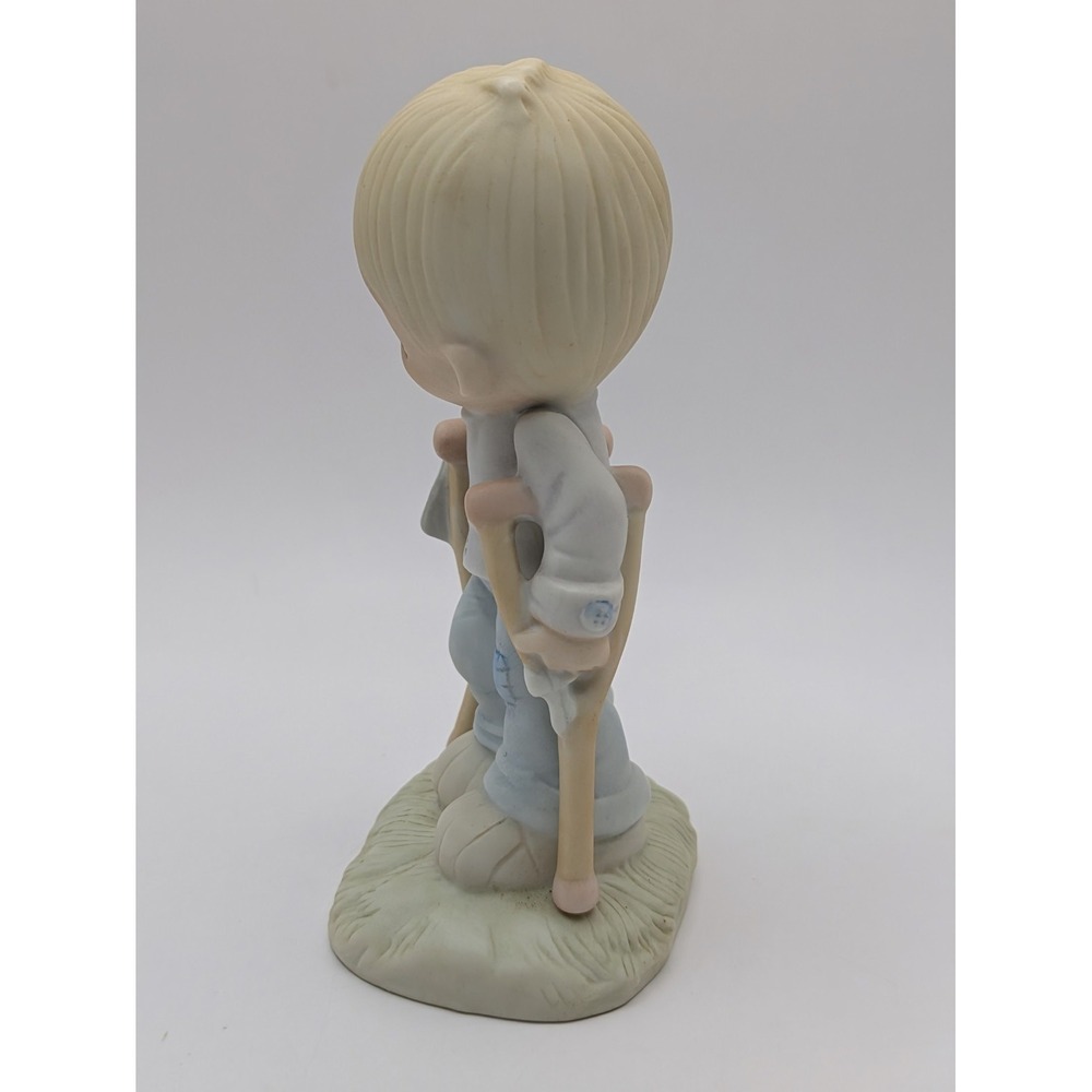 Prescious Moments Figurines Lot Of 3 He Watches -Love One Another-Love Lifted Me - Picture 3 of 16